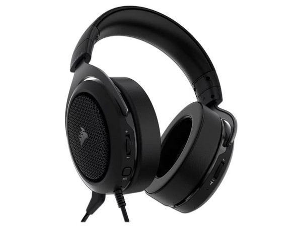Audífonos Gamer con Micrófono Corsair HS60 Haptic, USB, Color Negro.