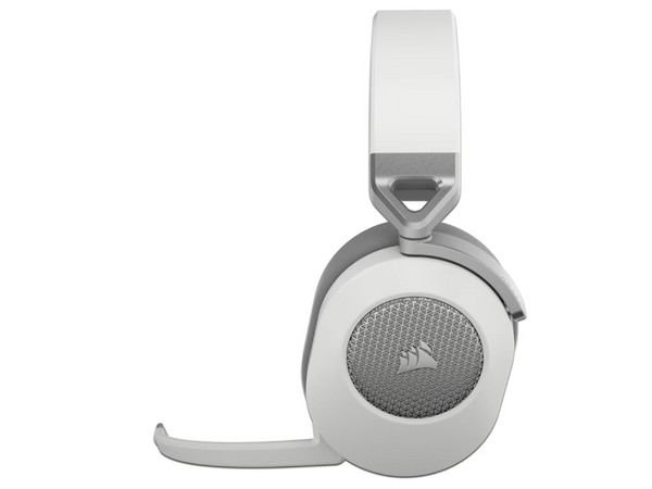 Audífonos Gamer Corsair HS65, Respuesta de Frecuencia 20Hz - 20kHz, Bluetooth, Receptor USB, Micrófono, Color Blanco.