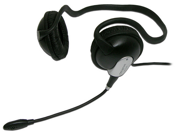 Audífonos con Micrófono Creative HS-400 Excelente Calidad de Sonido, Miniconector Chapado en Oro y Cable de Cobre sin Oxígeno.