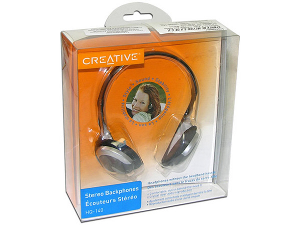 Audífonos Creative HQ-140 Excelente Calidad de Sonido con Miniconector Chapado en Oro y Cable de Cobre sin Oxígeno.