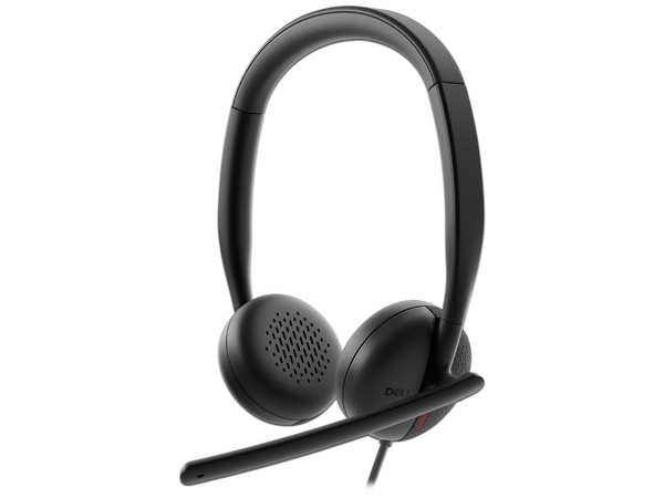 Audífonos Estéreo con micrófono DELL WH3024. Color Negro.
