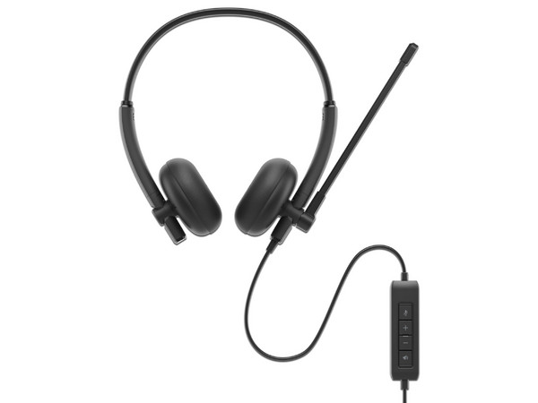 Diadema Dell WH125, Alámbrica, Conexión USB, con Micrófono.