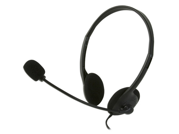 Audífonos Easy Line Multimedia con Micrófono y Control de Volumen.