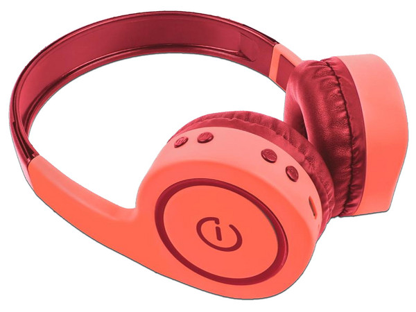 Audífonos con micrófono Easy Line, respuesta de frecuencia 20-20,000 Hz, Bluetooth, 3.5mm, Color Rosa.
