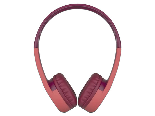 Audífonos con micrófono Easy Line, respuesta de frecuencia 20-20,000 Hz, Bluetooth, 3.5mm, Color Rosa.