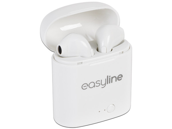 Audífonos Inalámbricos con micrófono EASY LINE TWS Viva Buds Pro, Batería recargable, Bluetooth. Color Blanco.