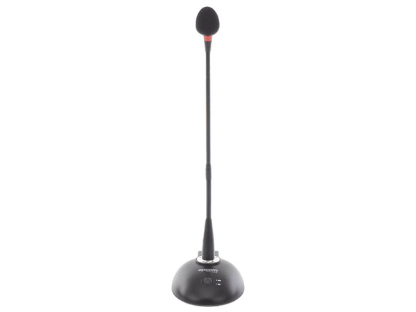 Micrófono Epcom EP-338, Cuello de Ganso con Base, Soporta Phantom, Respuesta de Frecuencia 20Hz - 18kHz, Color Negro.