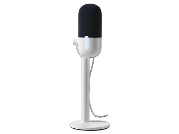 Micrófono Elgato Condensador, Patrón Cardioide, Blanco, USB.