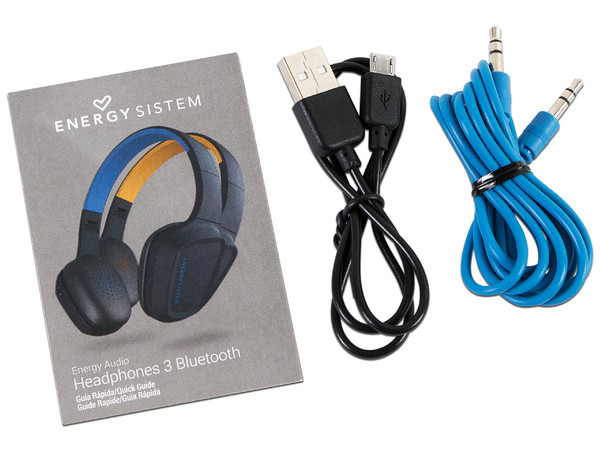 Audífonos tipo diadema Energy Sistem EY-429226 con Micrófono, Bluetooth. Color Azul.