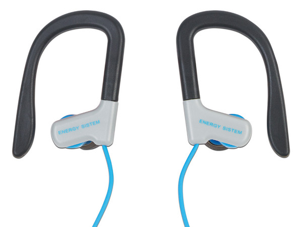Audífonos deportivos Energy Sistem Sport 1 con micrófono, respuesta de frecuencia 20Hz - 20 GHz, 3.5mm. Color azul.