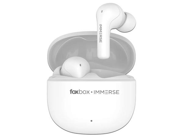 Audífonos Inalámbricos FoxBox Immerse 8700-0015 TWS, Cancelación de Ruido, Bluetooth 5.3. Color Blanco.