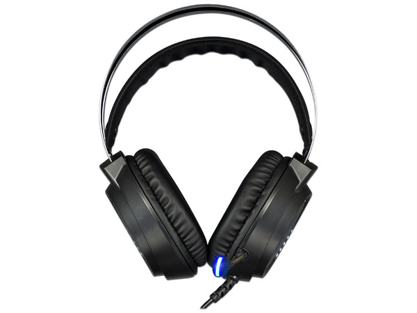 Audífonos Gamer con Micrófono Gamdias EROS M3, iluminación RGB, USB. Color Negro.