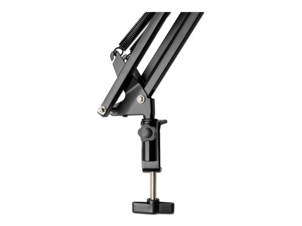 Brazo Ajustable Para Micrófono Game Factor MAG500. Color Negro.