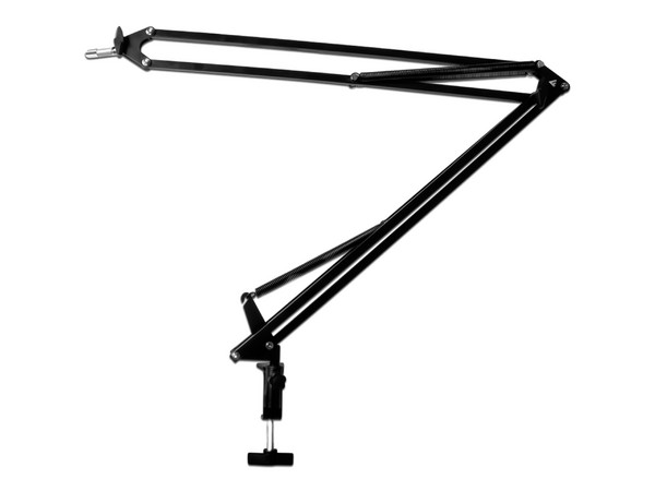 Brazo Ajustable Para Micrófono Game Factor MAG500. Color Negro.