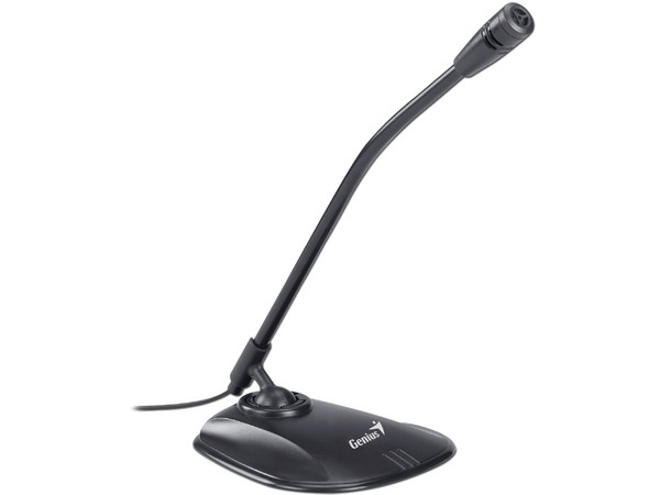 Micrófono Genius MIC-01A, rango de respuesta 100Hz-11KHz.