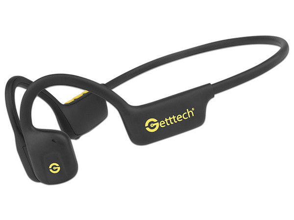 Auriculares Getttech GUE-MSSBT-01-YW, Bluetooth, diseño ergonómico, sonido estéreo y batería de larga duración.