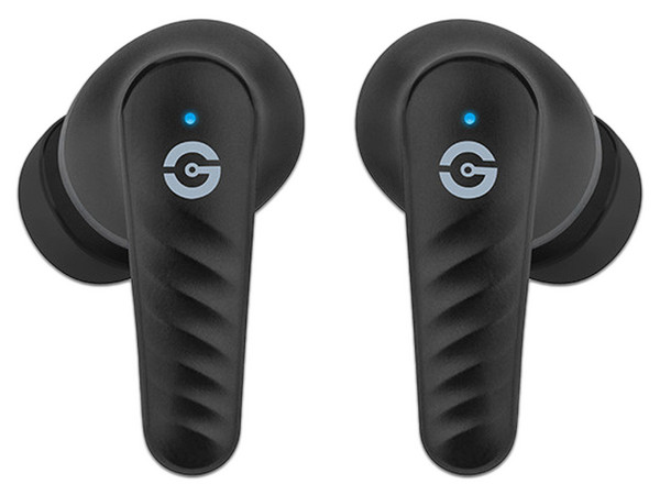 Audífonos Earbud Getttech GUE-T8PBL-BG, Bluetooth, color negro.