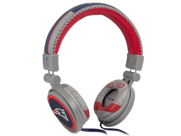 Audífonos Estéreo NFL New England Patriots con control de volumen.
