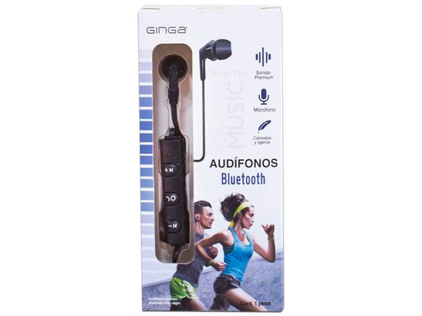 Audífonos Inalámbricos Ginga GIAUDBT01, Bluetooth.