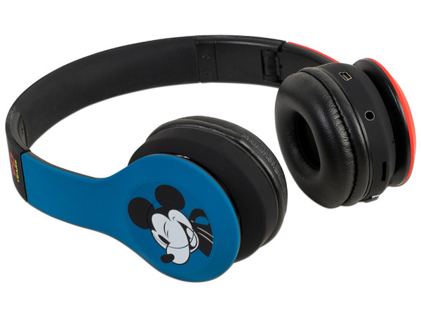 Audífonos tipo diadema Ginga MI18DJ01-LEN con micrófono, respuesta de frecuencia 20Hz - 20KHz. Diseño único Mickey Mouse.