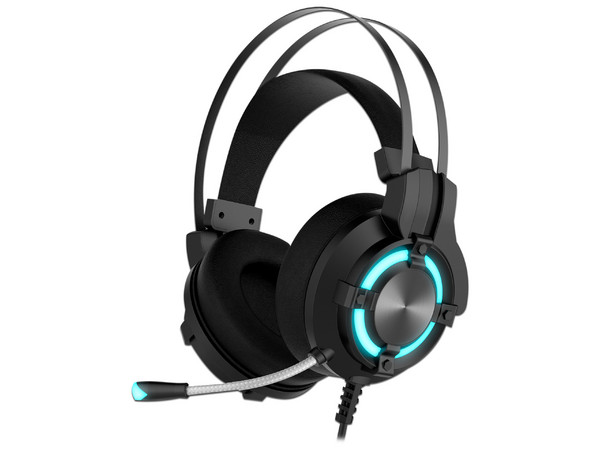Audífonos Gamer Havit Gamenote H2212U, Respuesta de frecuencia 20Hz-20kHz, USB, Iluminación LED, 7.1. Color Negro.