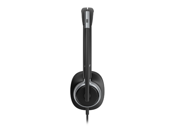 Audífonos Tipo Diadema Monaural HP Mission 615, Respuesta de Frecuencia 20Hz - 20kHz, USB Tipo A. Color Negro.