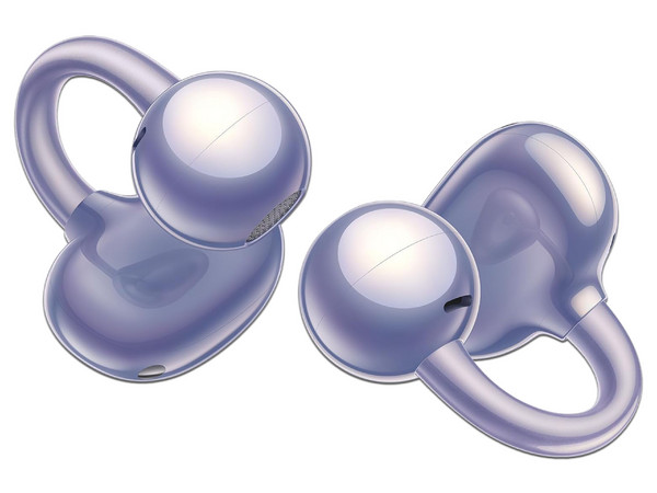Audífonos Inalámbricos Huawei FreeClip 55037246 con Estuche de Carga, Bluetooth, Color Morado.