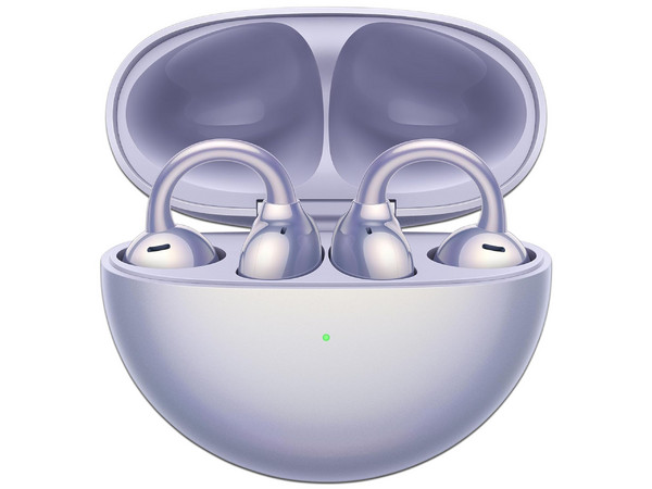 Audífonos Inalámbricos Huawei FreeClip 55037246 con Estuche de Carga, Bluetooth, Color Morado.