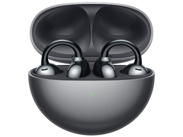 Audífonos Inalámbricos Huawei FreeClip, Con Estuche de Carga, Respuesta de frecuencia 20hz - 20kHz, Micrófono Incorporado, Color Negro.