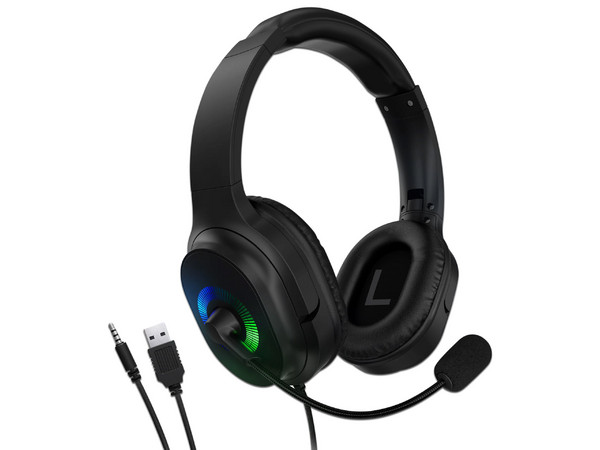 Audífonos Con Micrófono HyperGear Home/Office V150, Respuesta de Frecuencia 20Hz - 20kHz, 3.5mm, (Incluye cable divisor para PC). Color Negro.