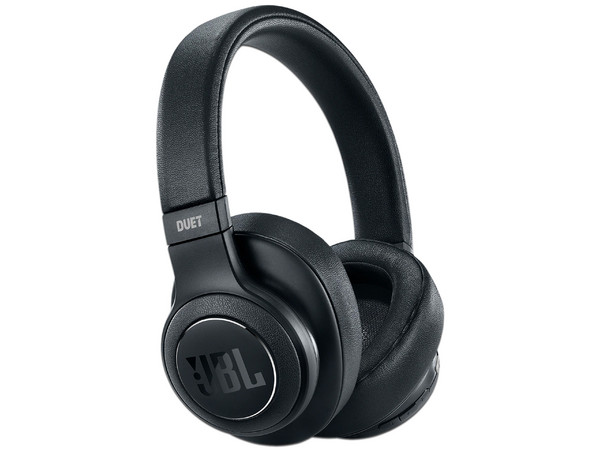 Audífonos con micrófono JBL Duet BT, Batería recargable, Bluetooth, 3.5mm. Color Negro.