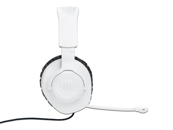 Audifonos Gaming JBL Quantum 100P, con cable de 120cm. Color Blanco