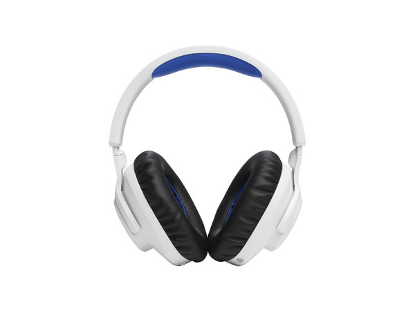 Auriculares Inalámbricos JBL Quantum 360P, Supra aurales, Rango de Respuesta de 20Hz - 20KHz, Bluetooth, Para Consolas PS. Color Blanco y Azul.