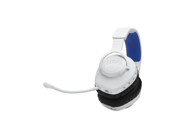 Auriculares Inalámbricos JBL Quantum 360P, Supra aurales, Rango de Respuesta de 20Hz - 20KHz, Bluetooth, Para Consolas PS. Color Blanco y Azul.