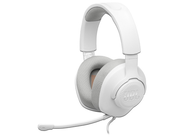 Audífonos Gamer Tipo Diadema JBL Quantum 100M2, Respuesta de Frecuencia 20Hz-20kHz, 3.5mm. Color blanco.