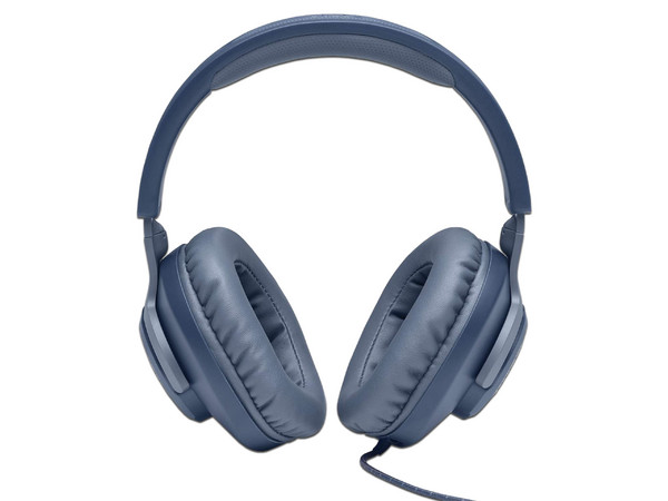 Audífonos con Micrófono JBL Quantum 100, Respuesta de frecuencia 20-20000Hz, 3.5mm. Color Azul.