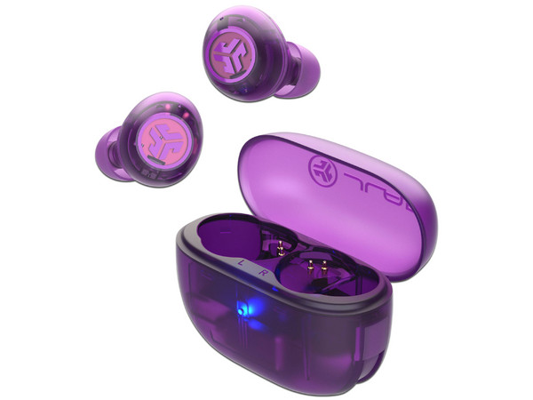 Audífonos Inalámbricos JLab GO POP ANC, Rango de Respuesta de 20Hz - 20KHz, Bluetooth 5.3, Conexión USB Tipo C. Color Morado.