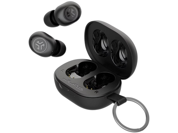 Audífonos Inalámbricos JLab JBUDS MINI, Con Estuche de Carga, Respuesta de Frecuencia 20Hz - 20kHz. Color Negro.