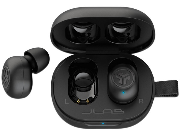 Audífonos Inalámbricos JLab JBUDS MINI, Con Estuche de Carga, Respuesta de Frecuencia 20Hz - 20kHz. Color Negro.