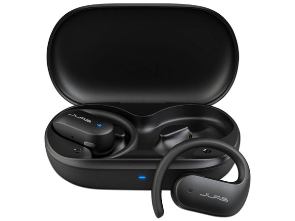 Audífonos Inalámbricos JLab JBUDS OPEN SPORT True Wireless, Conducción Aérea, Rango de Respuesta de 20Hz - 20KHz, Bluetooth 5.1, Conexión USB Tipo C. Color Negro.