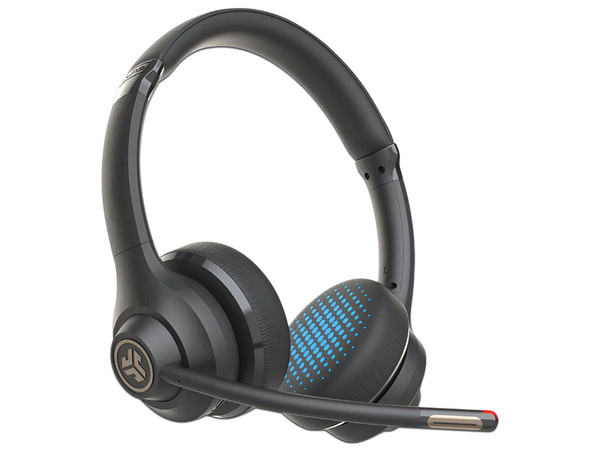 Audífonos con Micrófono JLab GO WORK, Inalámbrico, Rango de Respuesta de 20Hz - 20KHz, Conexión USB Tipo C. Color Negro.