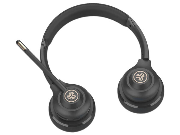 Audífonos con Micrófono JLab GO WORK, Inalámbrico, Rango de Respuesta de 20Hz - 20KHz, Conexión USB Tipo C. Color Negro.