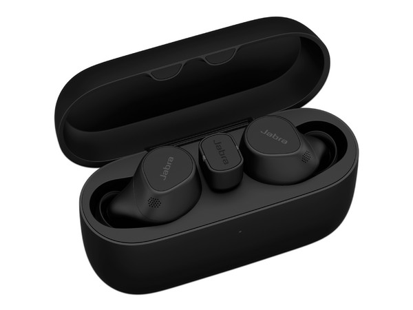 Audífonos Inalámbricos Jabra Evolve2 Buds UC con Estuche de carga, Bluetooth 5.2, USB-C. Color Negro.