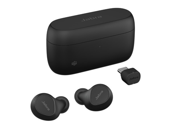 Audífonos Inalámbricos Jabra Evolve2 Buds MS con Estuche de Carga, Bluetooth 5.2, USB-C. Color Negro.