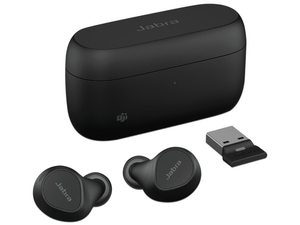 Audífonos Inalámbricos Jabra Evolve2 Buds con Estuche de Carga, Respuesta de Frecuencia 20-20000Hz, Bluetooth 5.2, Incluye Base de Carga Inalámbrica. Color Negro.