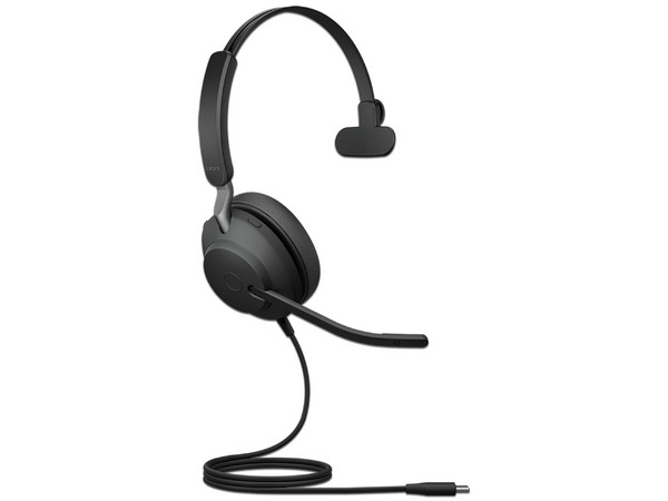 Audífonos monoaurales Jabra Evolve2, USB-C.