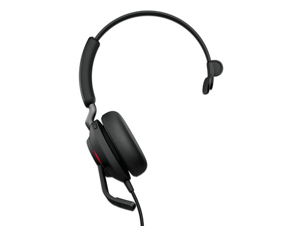 Audífonos Monoaurales Jabra Evolve2 40 SE MS, Respuesta de Frecuencia 20Hz-20KHz, USB, Color Negro.