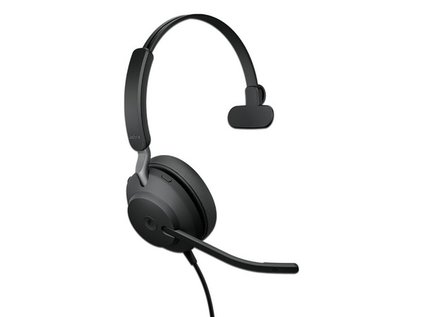 Audífonos Monoaurales Jabra Evolve2 40 SE MS, Respuesta de Frecuencia 20Hz-20KHz, USB, Color Negro.