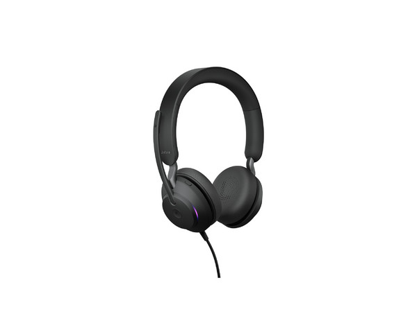 Audífonos Jabra Evolve2 40 SE Alámbricos con USB A y USB C, Color Negro.