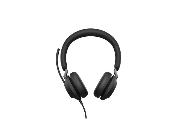 Audífonos Jabra Evolve2 40 SE Alámbricos con USB A y USB C, Color Negro.